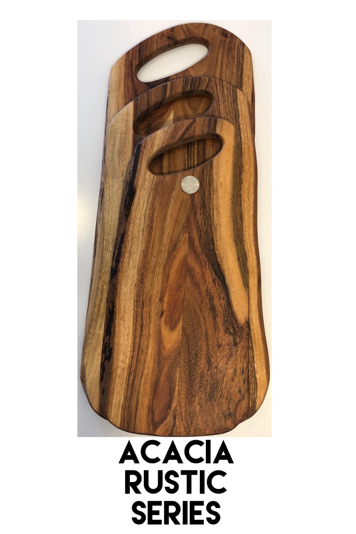 Single Small Rustic Live Edge Acacia Board - Pennsylvania