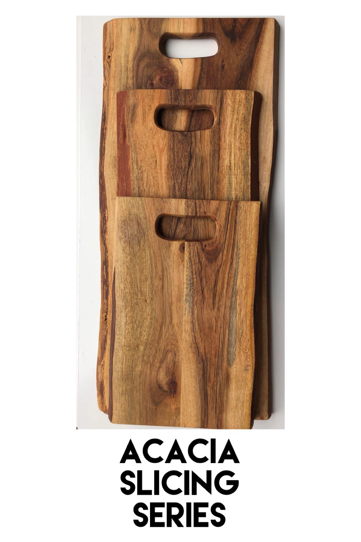 Single Medium Slicing Live Edge Acacia Board - Pennsylvania