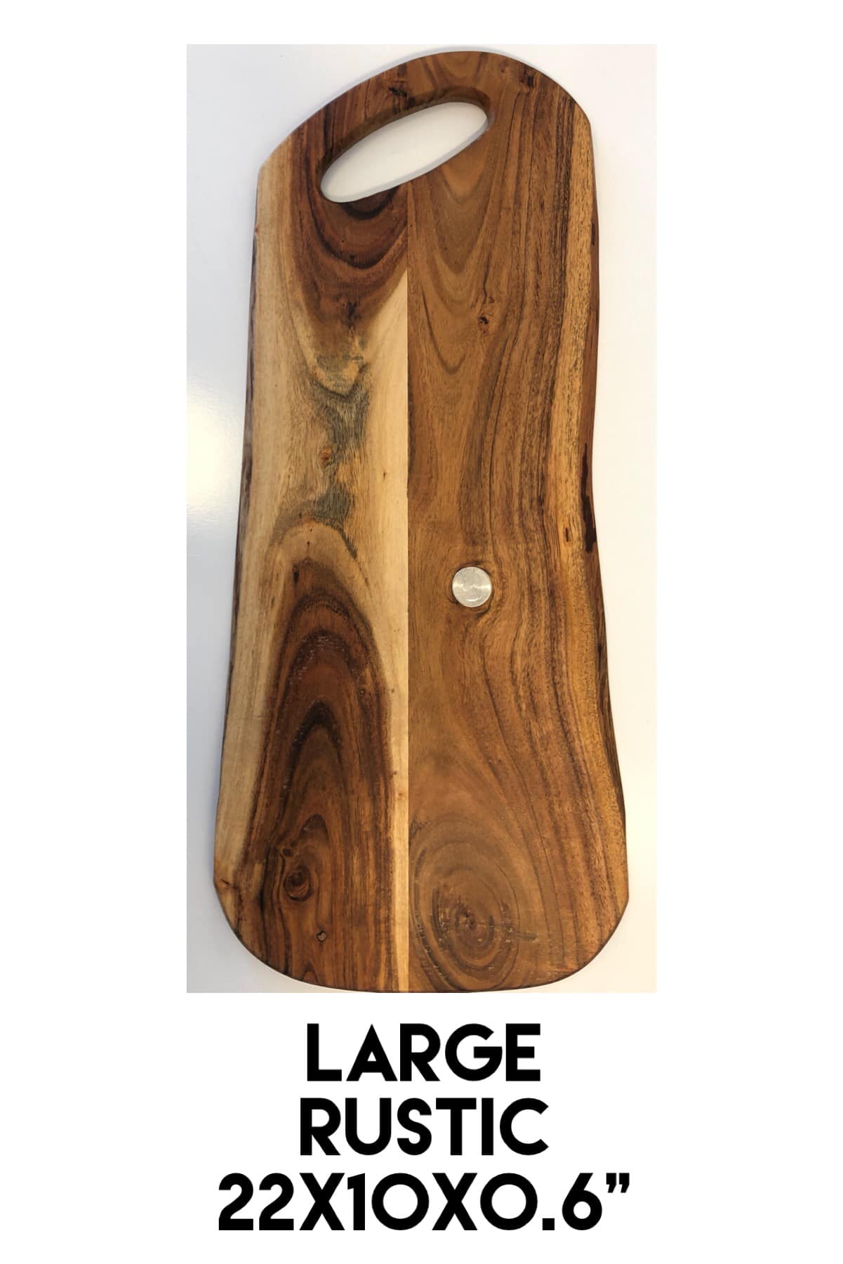 Single Large Rustic Live Edge Acacia Board - Pennsylvania