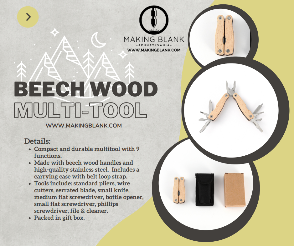 Beech Wood Multi-Tool - Pennsylvania