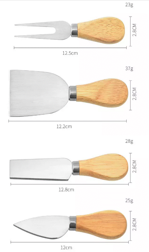 Beech Cheese Knife Set - Georgia